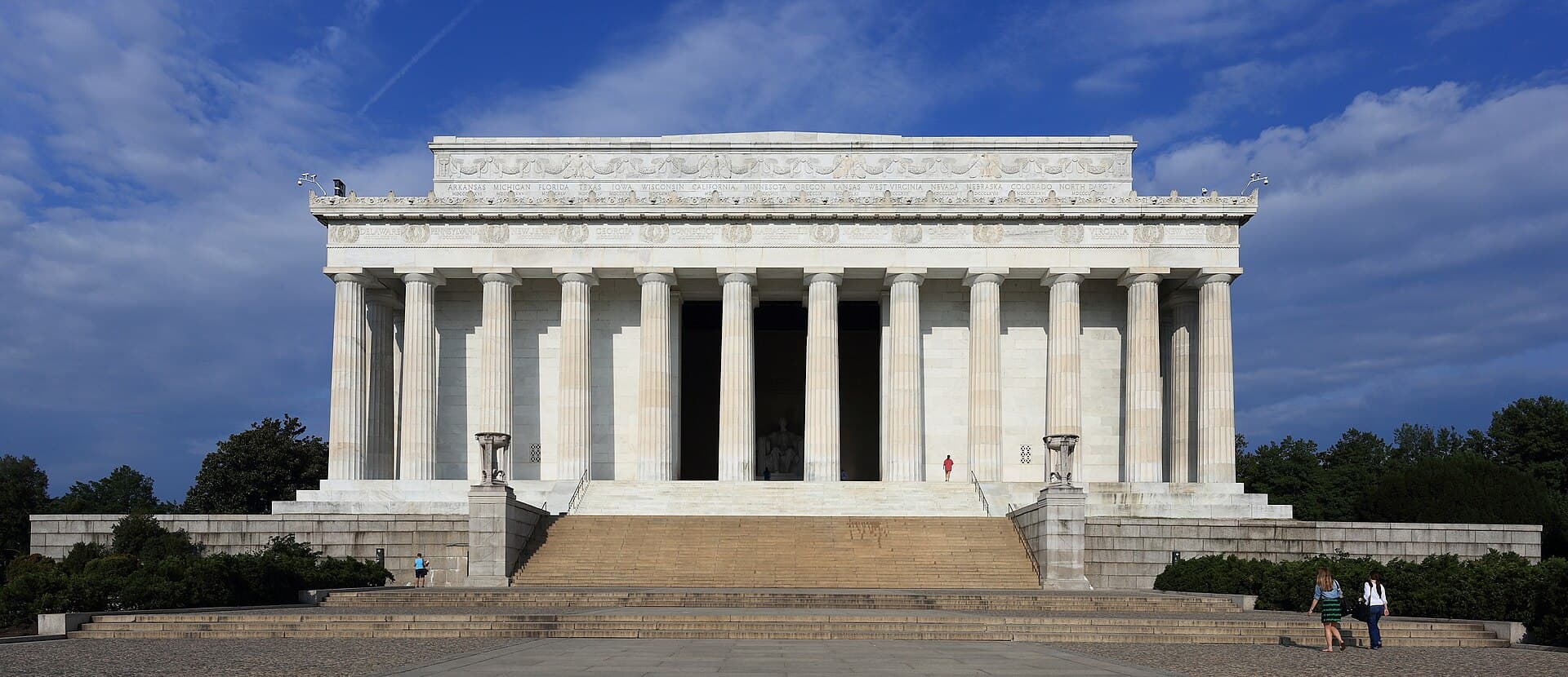 East front of the Lincoln Memorial